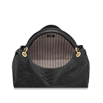 Louis Vuitton artsy mm monogram empreinte leather black