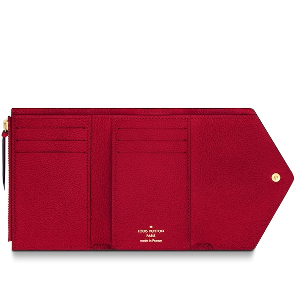 LV Zoé Wallet Monogram Empreinte Scarlet
