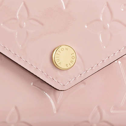 LV Victorie Wallet Monogram Vernis Leather Rose Ballerine
