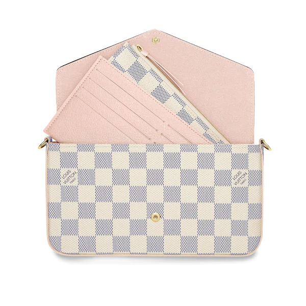 Louis Vuitton Pochette Felicie Damier Azur Canvas