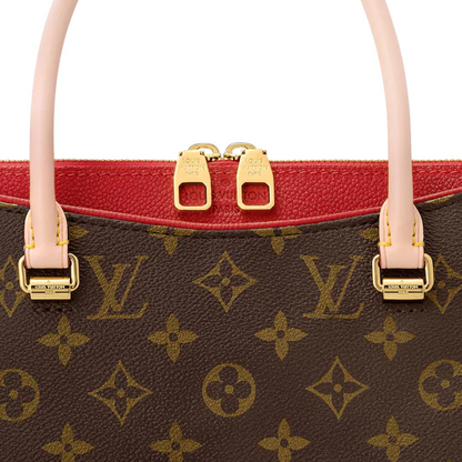 Louis Vuitton pallas bag monogram canvas cherry