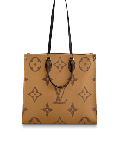 Louis Vuitton Onthego Monogram Canvas &amp; Monogram Reverse Canvas GM