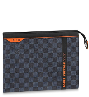 LV Pochette Voyage MM Damier Cobalt Canvas