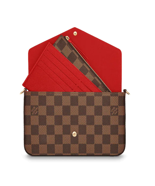 LV Pochette Felicie Damier Ebene