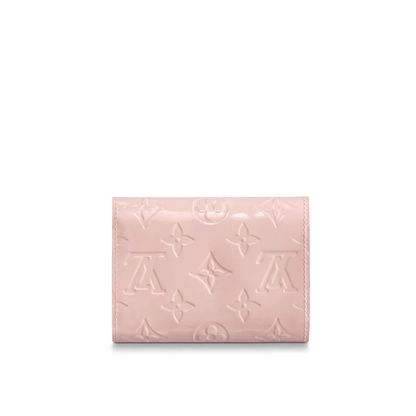 LV Victorie Wallet Monogram Vernis Leather Rose Ballerine