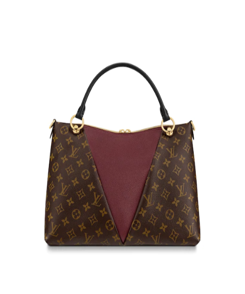 Louis Vuitton V Tote MM Monogram Bordeaux