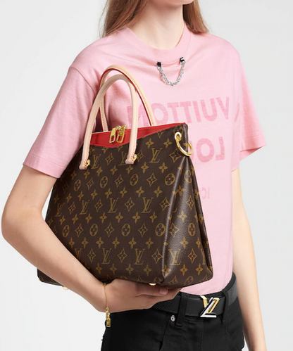 Louis Vuitton pallas bag monogram canvas cherry