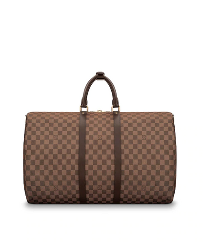 lv keepall bandouliere 55 damier ebene