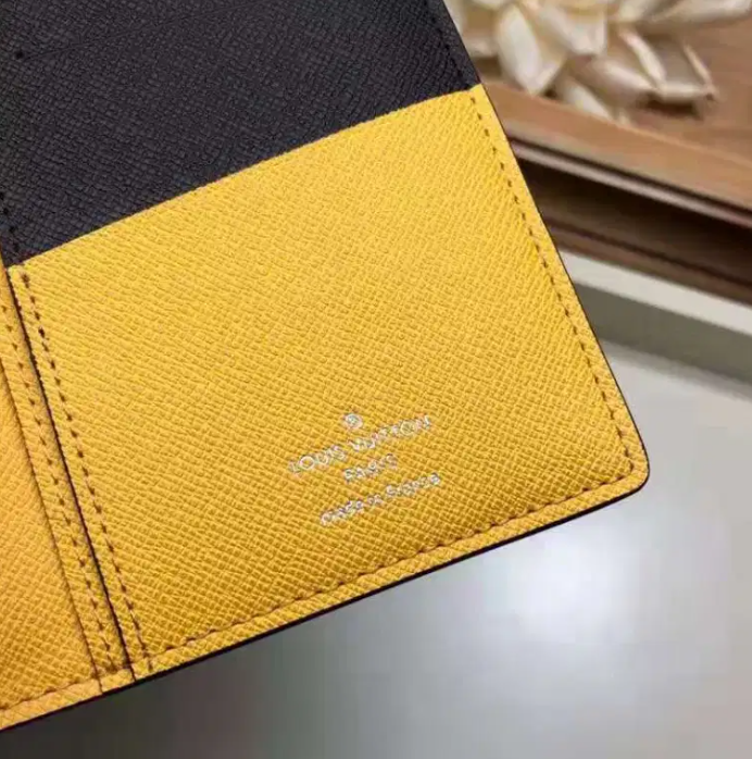 LV Brazza Wallet Epi Leather Blue