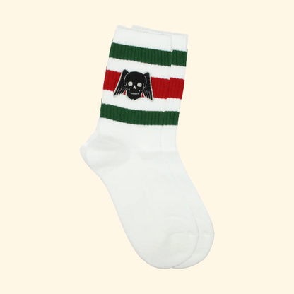 Gucci Skull Patch Cotton Ankle Socks,