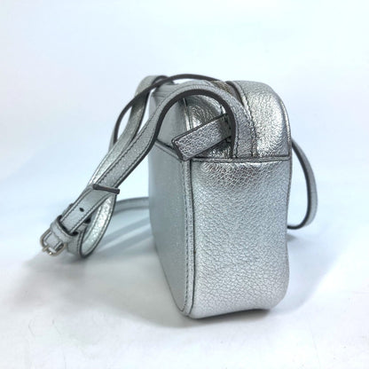 BALENCIAGA Shoulder Bag 552372 leather Silver logo Everyday camera bag Women