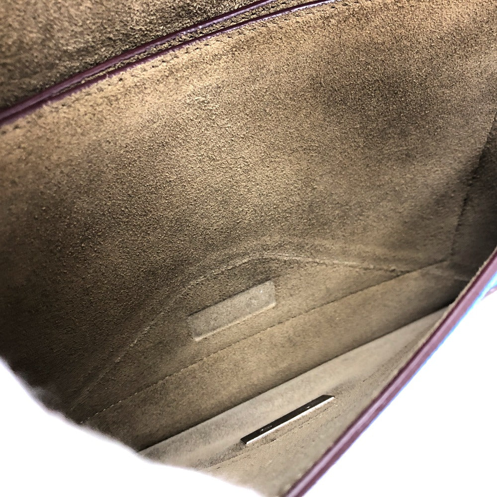 CELINE Shoulder Bag leather Brown Women Secondhand