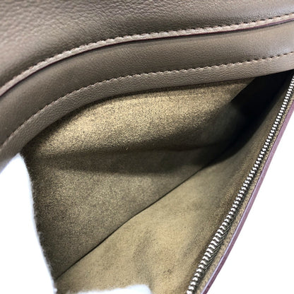 CELINE Shoulder Bag leather Brown Women Secondhand
