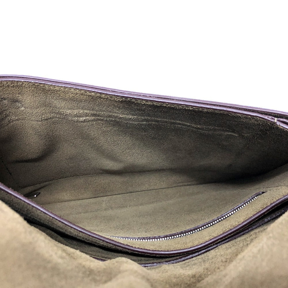 CELINE Shoulder Bag leather Brown Women Secondhand