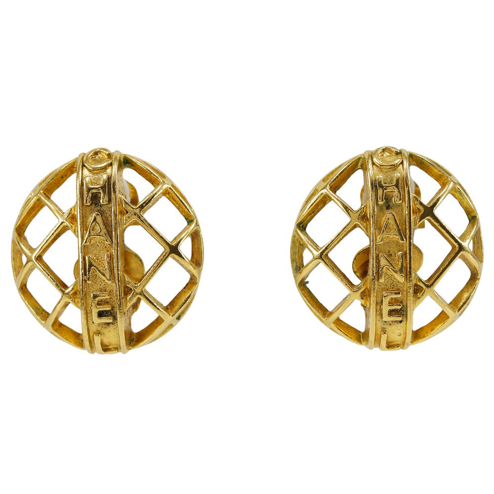 Chanel Logo Earrings