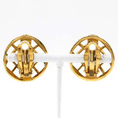 CHANEL Earring Plated Gold gold Women Used