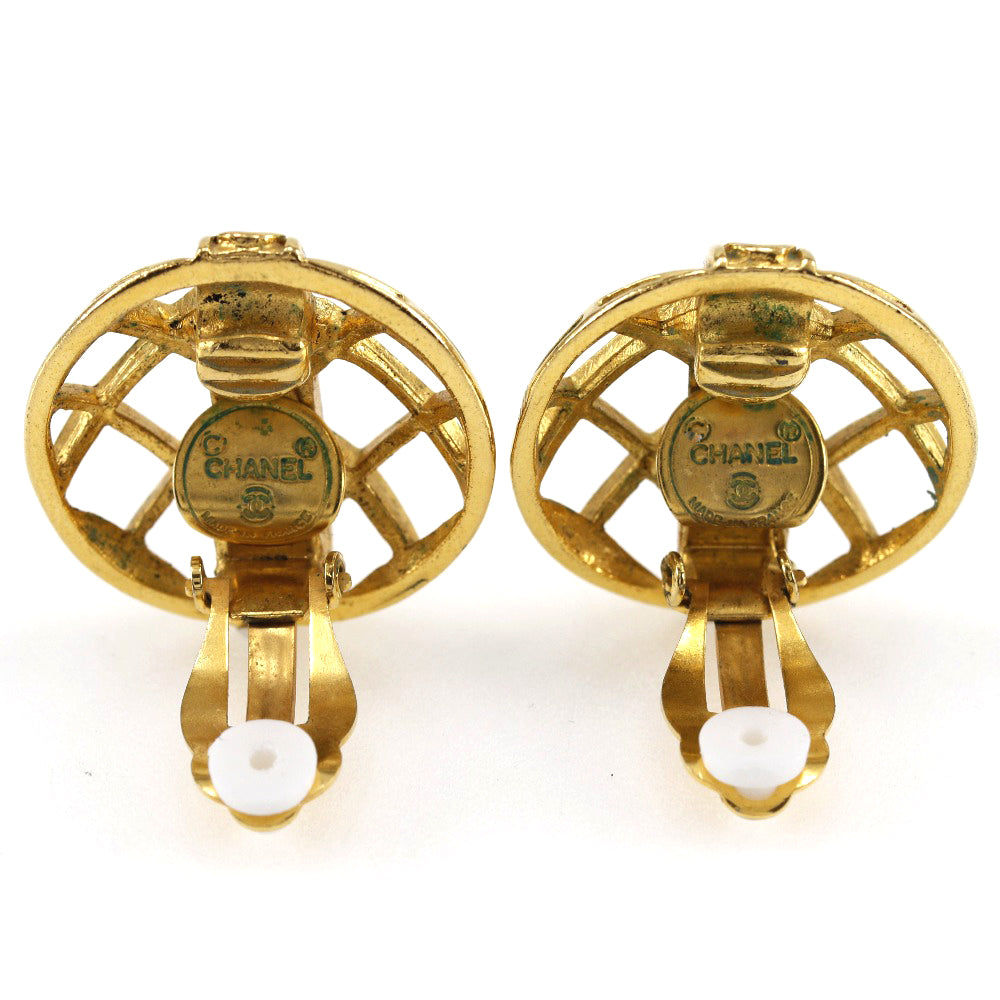 Chanel Logo Earrings