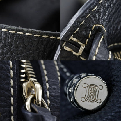 CELINE Tote Bag leather black Women Used
