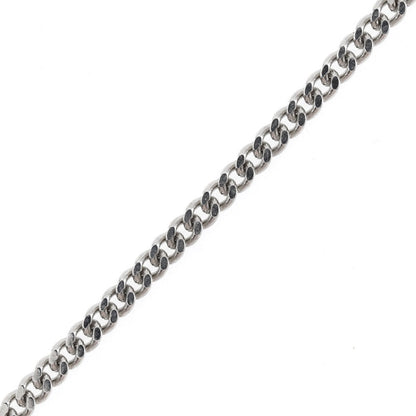 CHANEL Necklace Metal, Plastic Silver COCO Mark Women Used