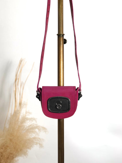 CELINE Stud Small Shoulder bag Pink Vintage hvizvp