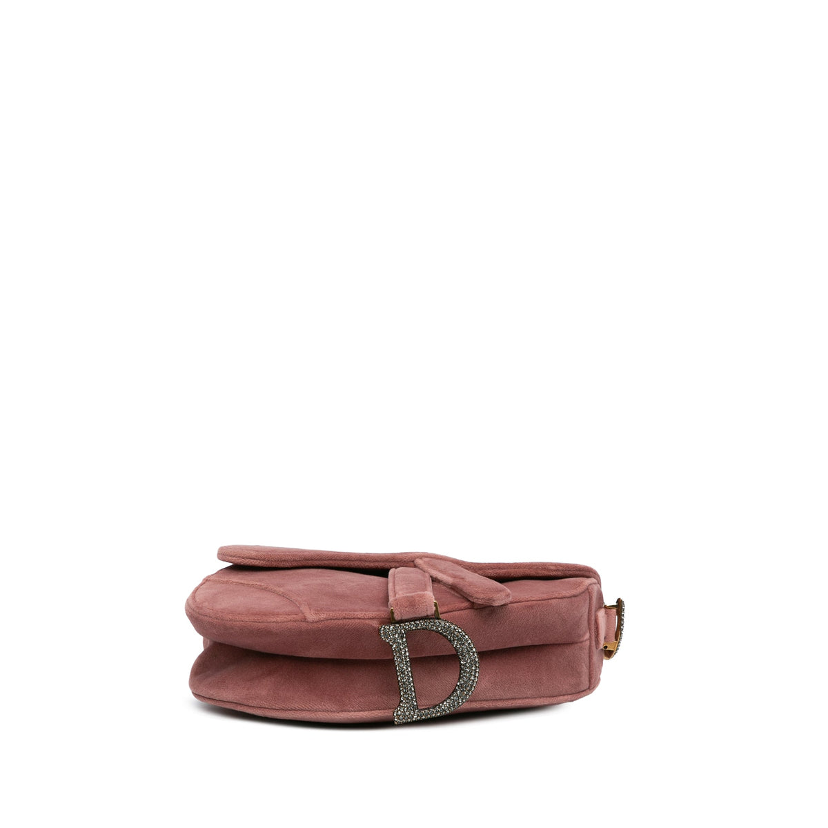 Mini Velvet Crystal Saddle