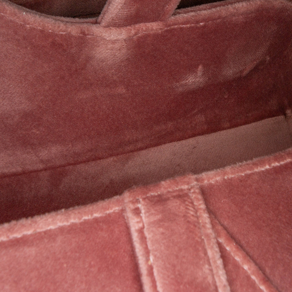 Mini Velvet Crystal Saddle