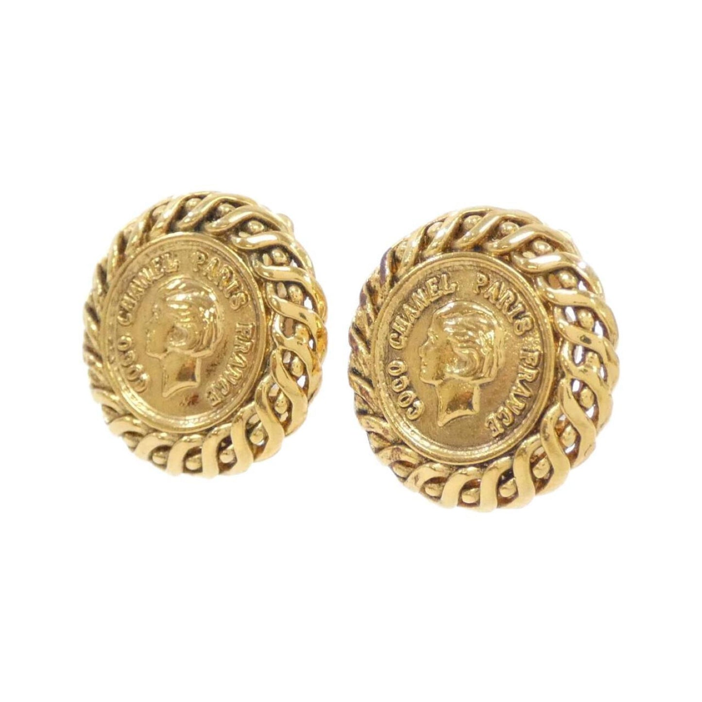Chanel Coin Earrings
