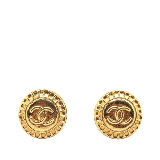 Chanel CC Logo Earrings