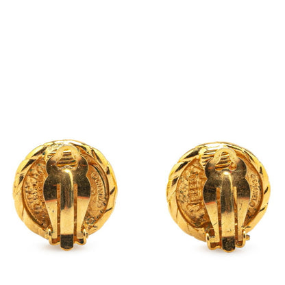 Chanel CC Logo Earrings