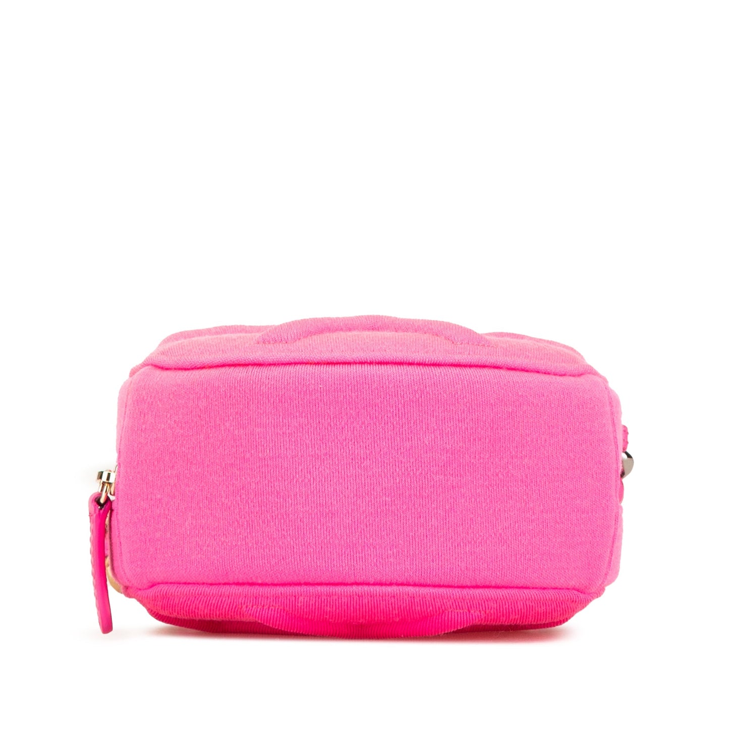 Pink Chanel Jersey 19 Round Clutch on Chain Satchel