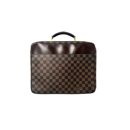 Louis Vuitton Porte Ordinator Savana Damier Ebène Canvas