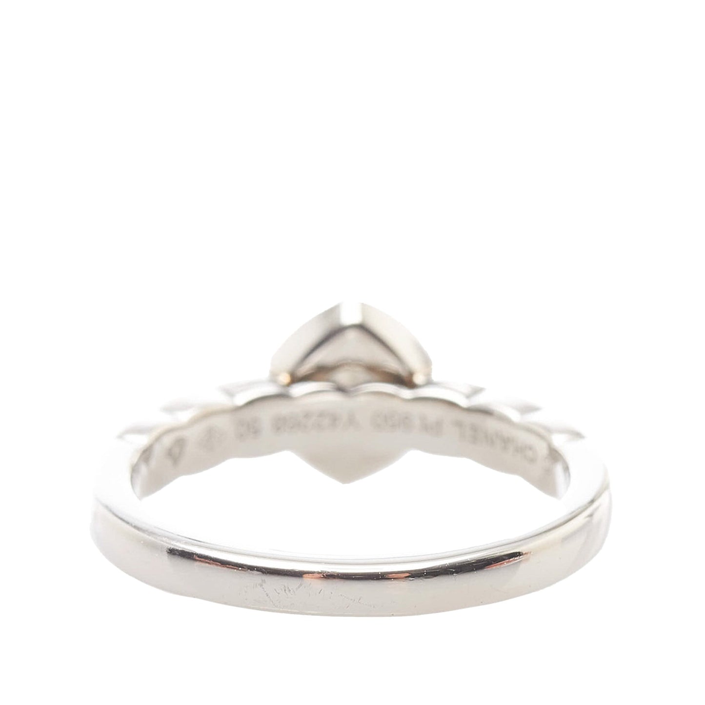 Silver Chanel Chanel Coco Crash Half Eternity Diamond Ring