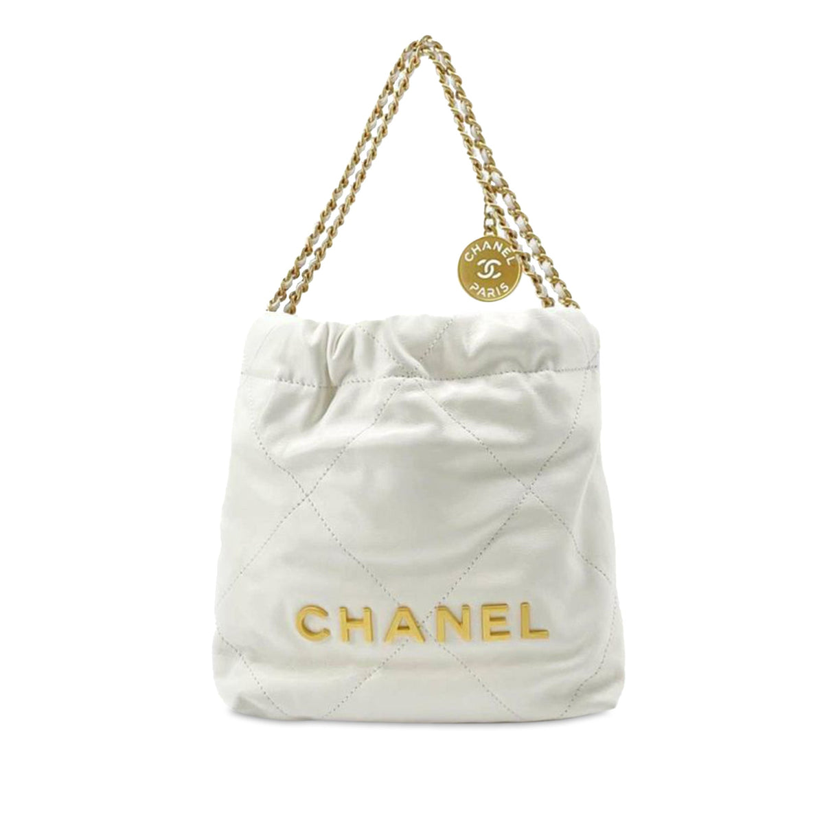 CHANEL Calfskin Mini 22 Satchel