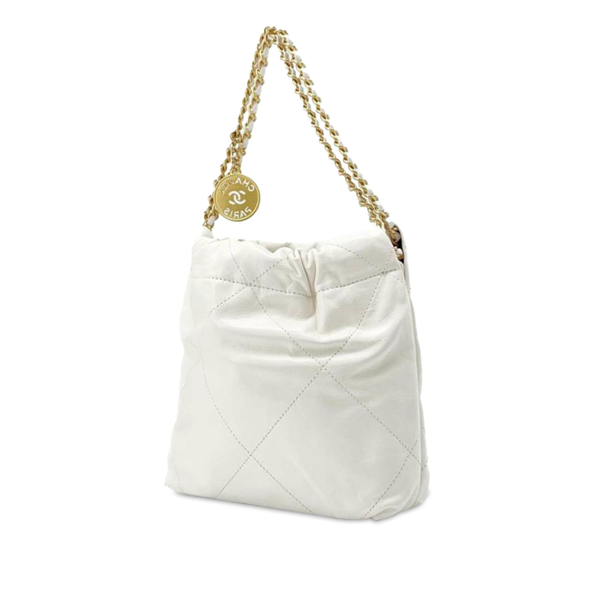 CHANEL Calfskin Mini 22 Satchel
