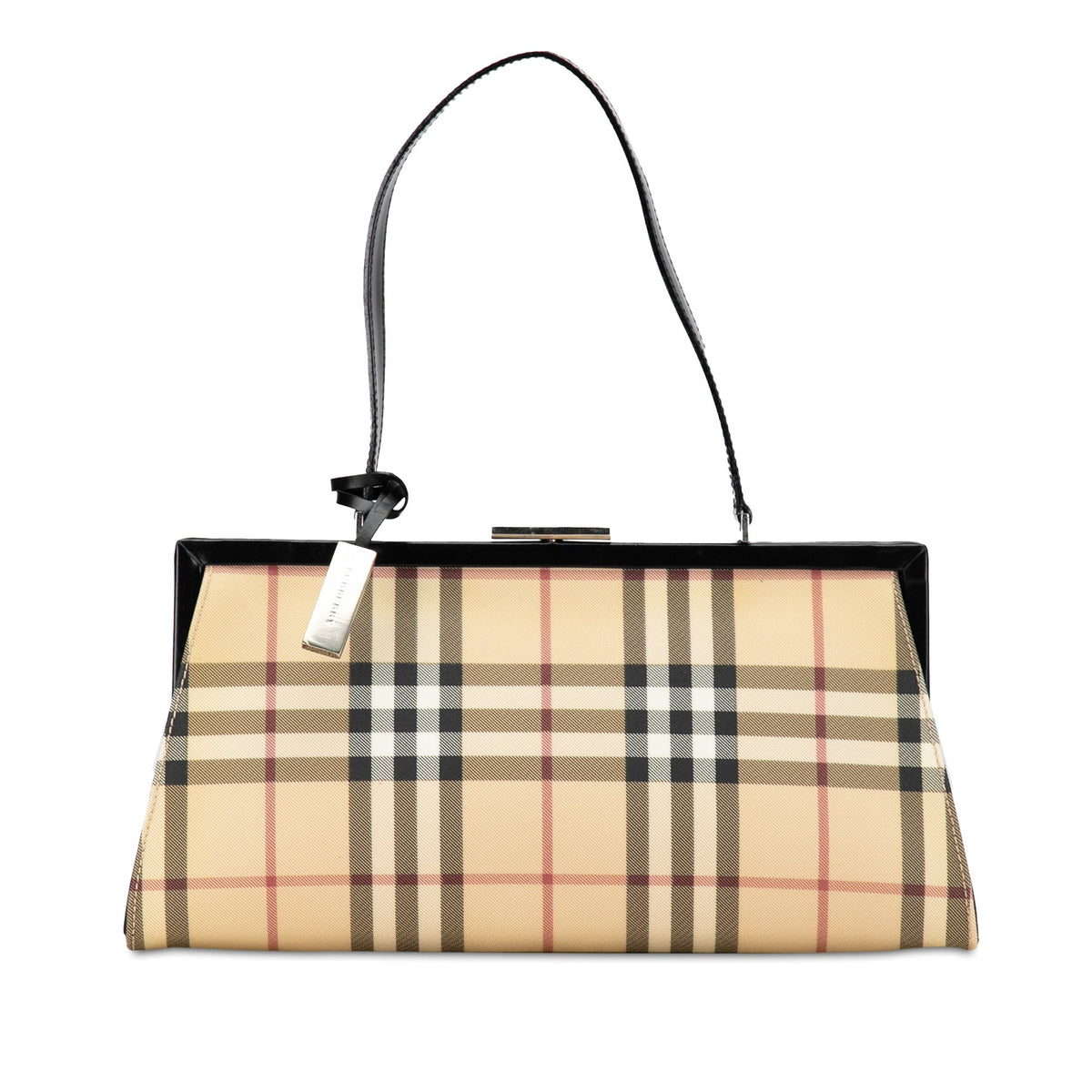 BURBERRY House Check Clasp Handbag