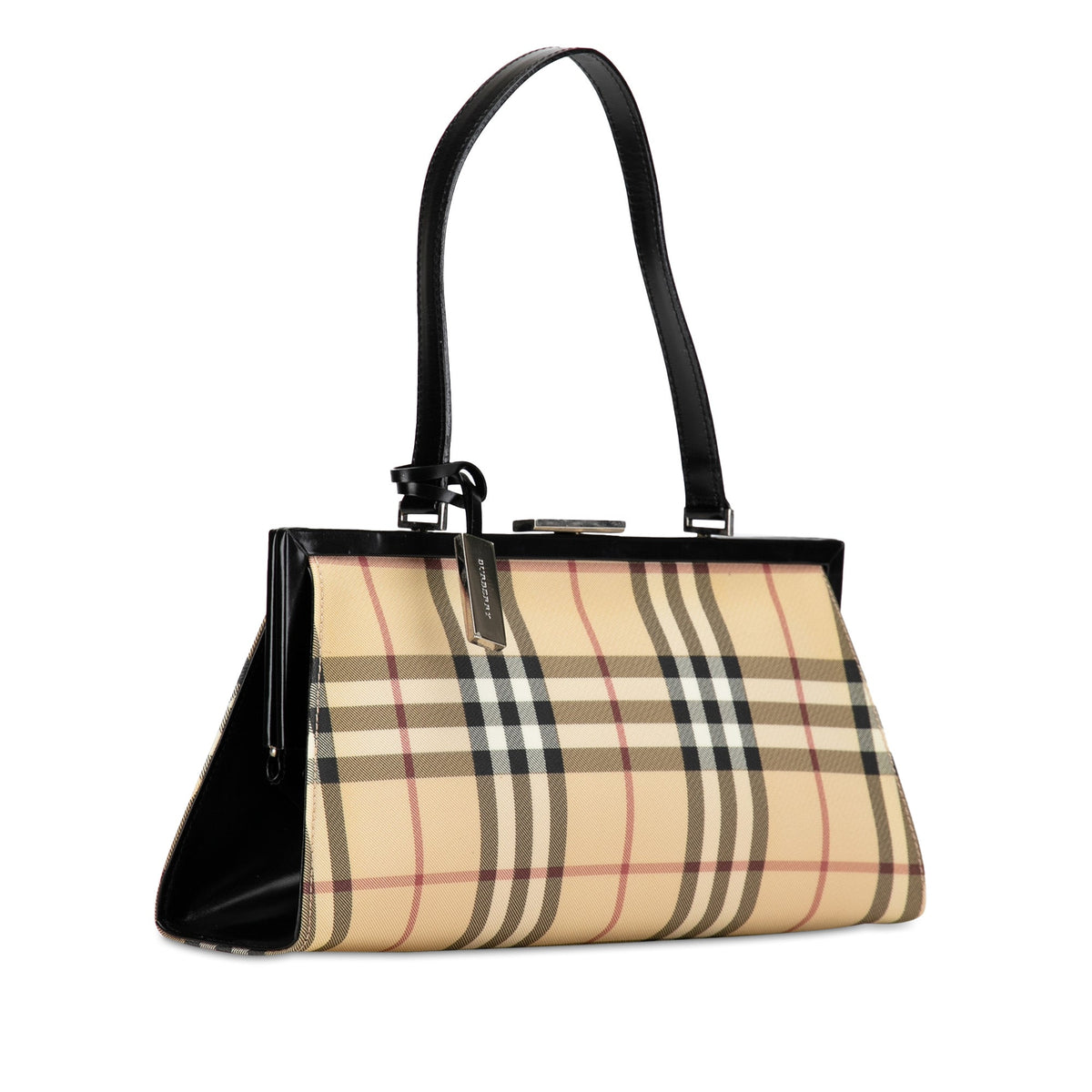 BURBERRY House Check Clasp Handbag