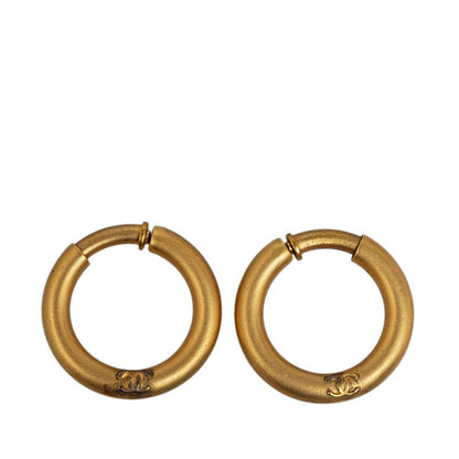 Chanel Hoop Earrings Metal Earrings in Good condition