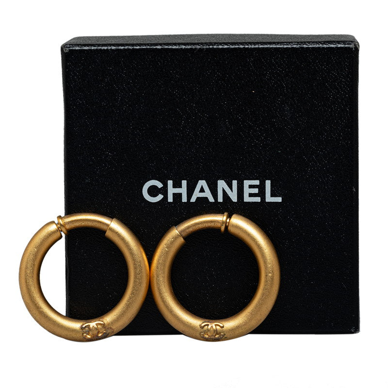 Chanel Hoop Earrings Metal Earrings in Good condition
