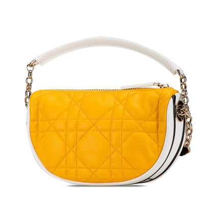 Small Lambskin Cannage Dior Vibe Hobo