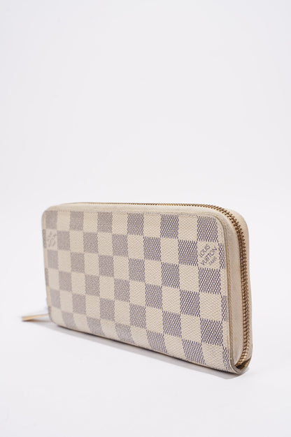 Louis Vuitton Zippy Wallet Damier Azur Canvas