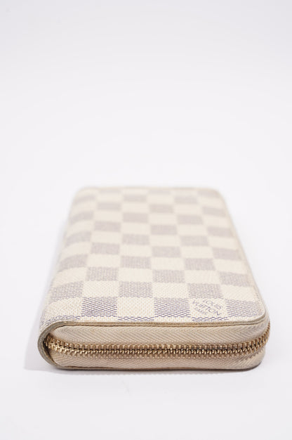 Louis Vuitton Zippy Wallet Damier Azur Canvas