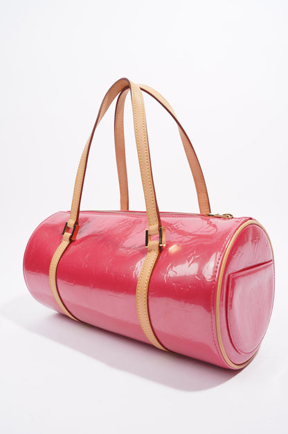 Louis Vuitton Papillon Pink / Beige Vernis Leather 30