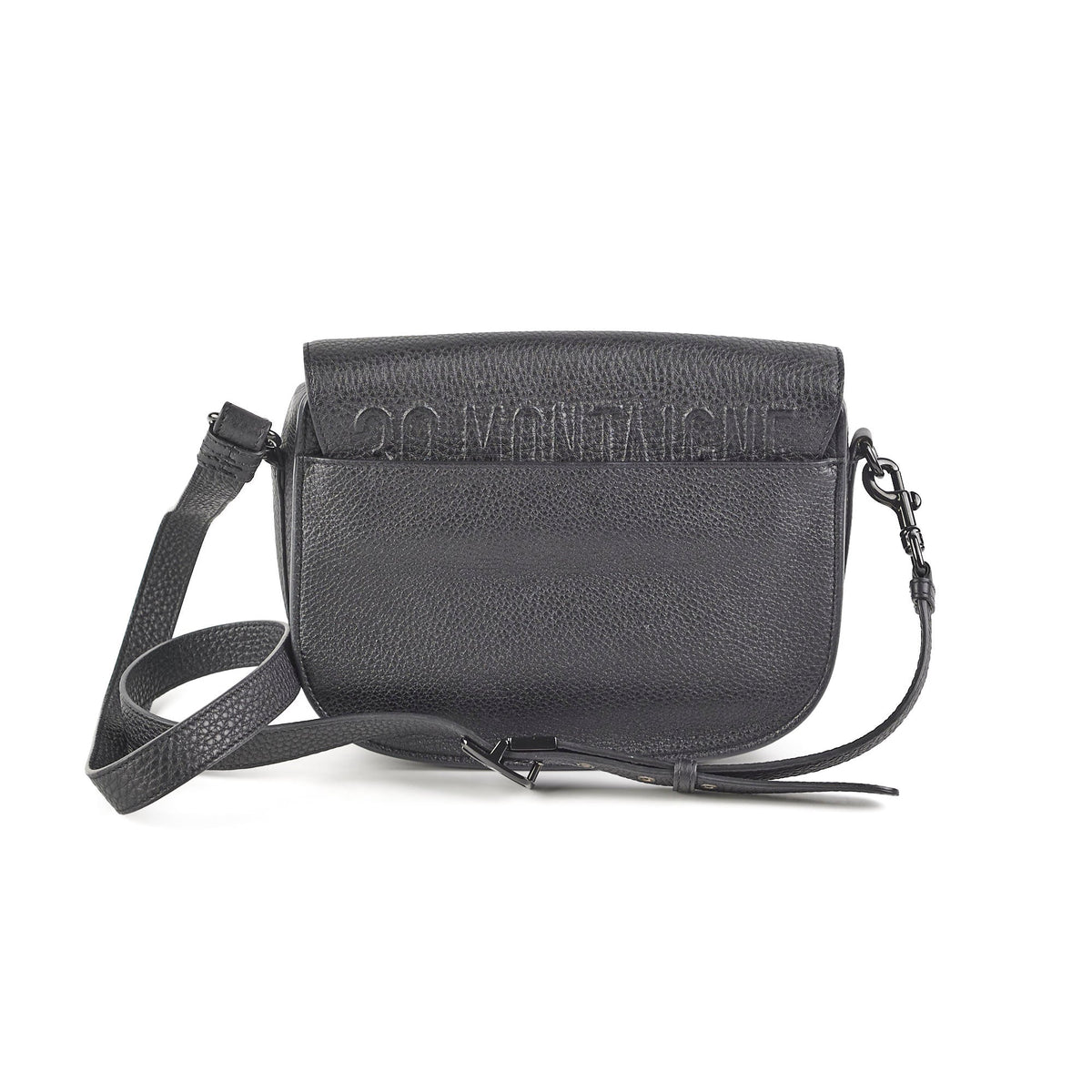 Christian Dior Grained Calfskin Medium Bobby Flap Black