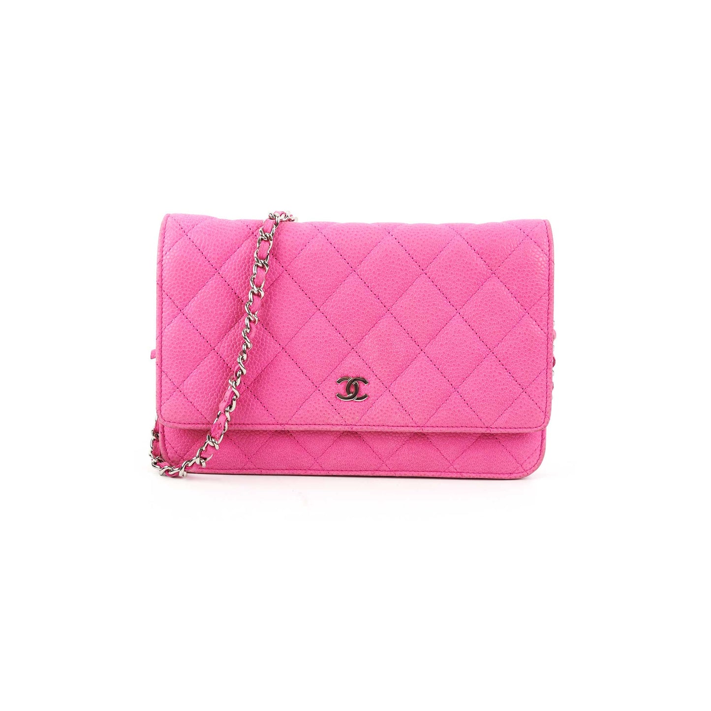 Chanel Pink Wallet On Chain WOC Bag