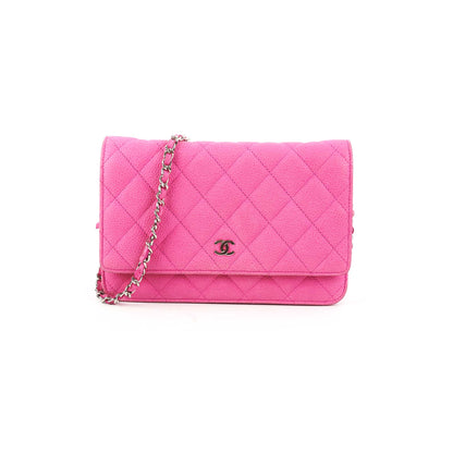 Chanel Pink Wallet On Chain WOC Bag