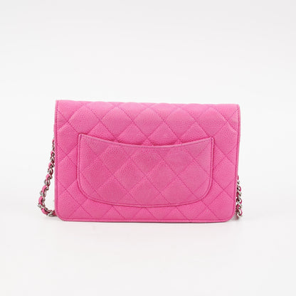 Chanel Pink Wallet On Chain WOC Bag