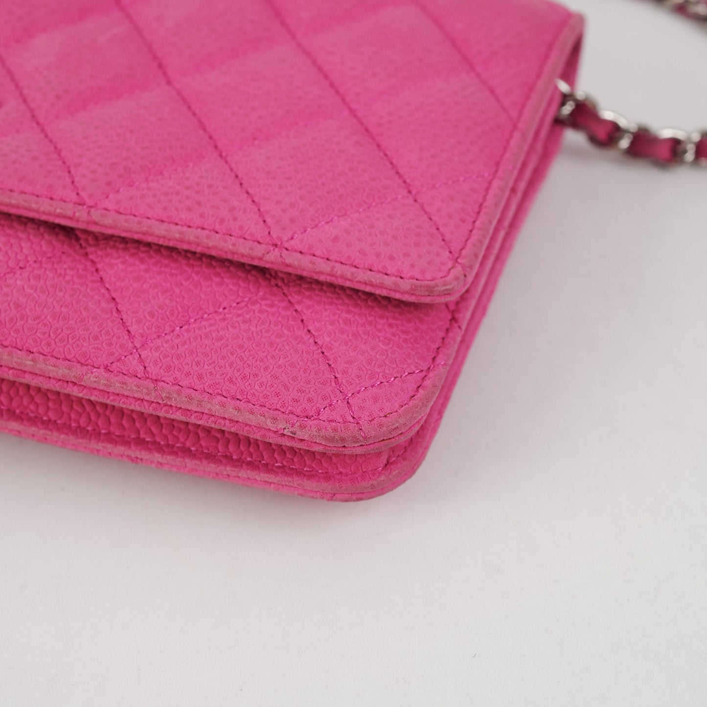 Chanel Pink Wallet On Chain WOC Bag