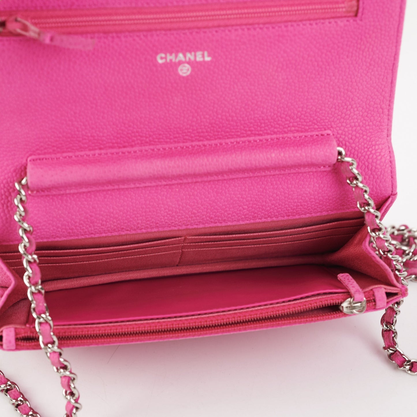 Chanel Pink Wallet On Chain WOC Bag