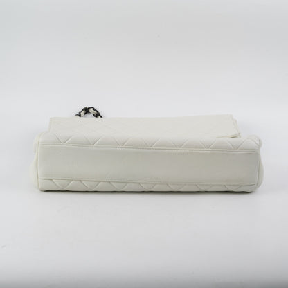 Chanel Matelasse Shoulder Bag White