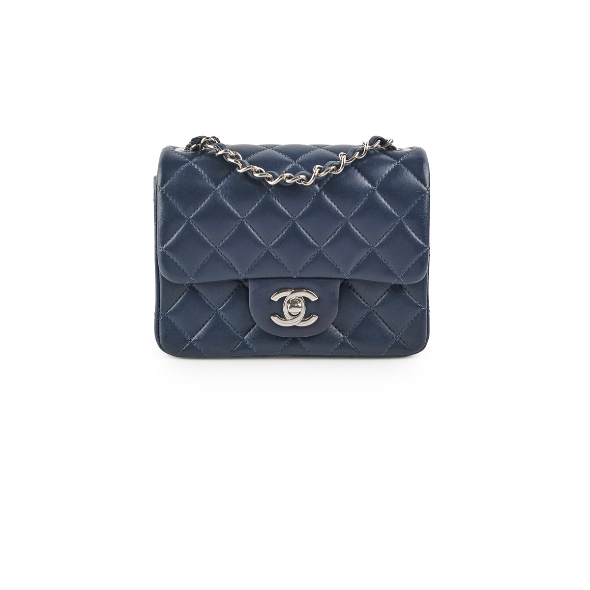Chanel Mini Square Navy